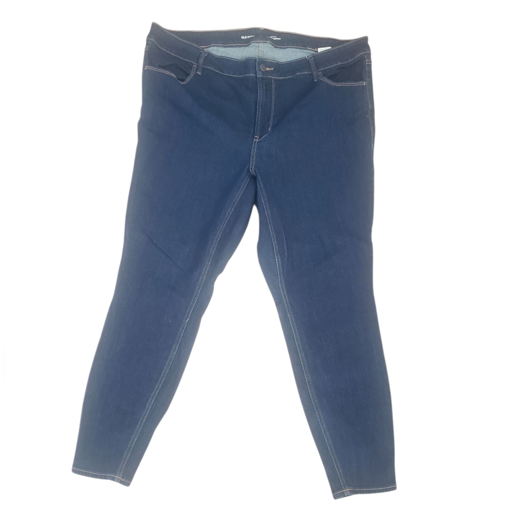 Old Navy Blue Skinny Jeans Size 20 High-Rise.
